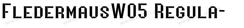 FledermausW05 Regula字体转换